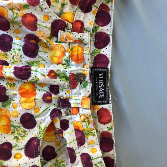 Vintage Versace Patterned Denim - Picture 5 of 8